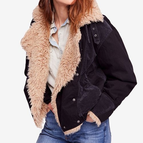 Nwt Free People Owen Sherpa Jacket 